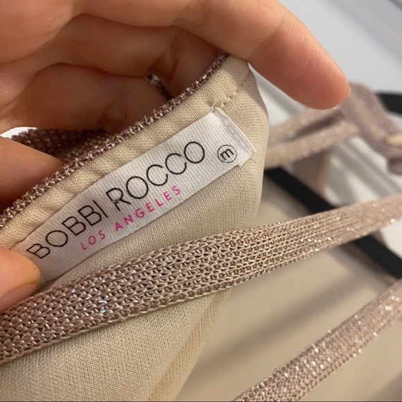 Champagne Gold High Neck Dress - Picture 8 of 9